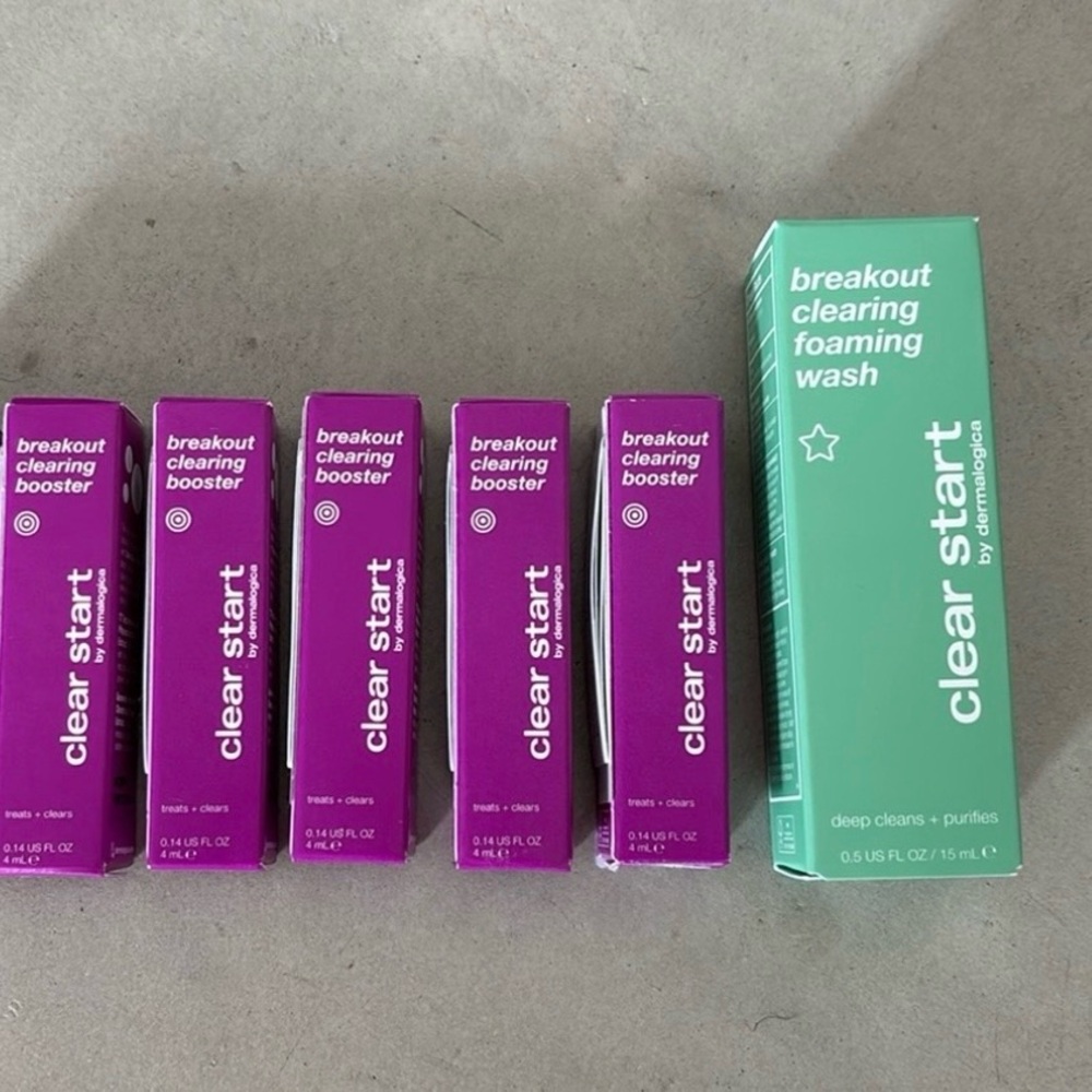 NIB Dermalogica bundle: Clear Start Breakout Clearing Booster & Foaming Wash